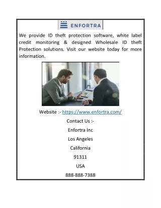we provide id theft protection software white