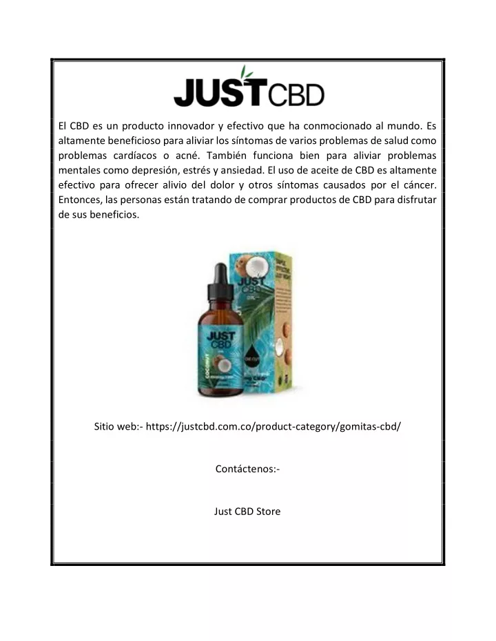 el cbd es un producto innovador y efectivo