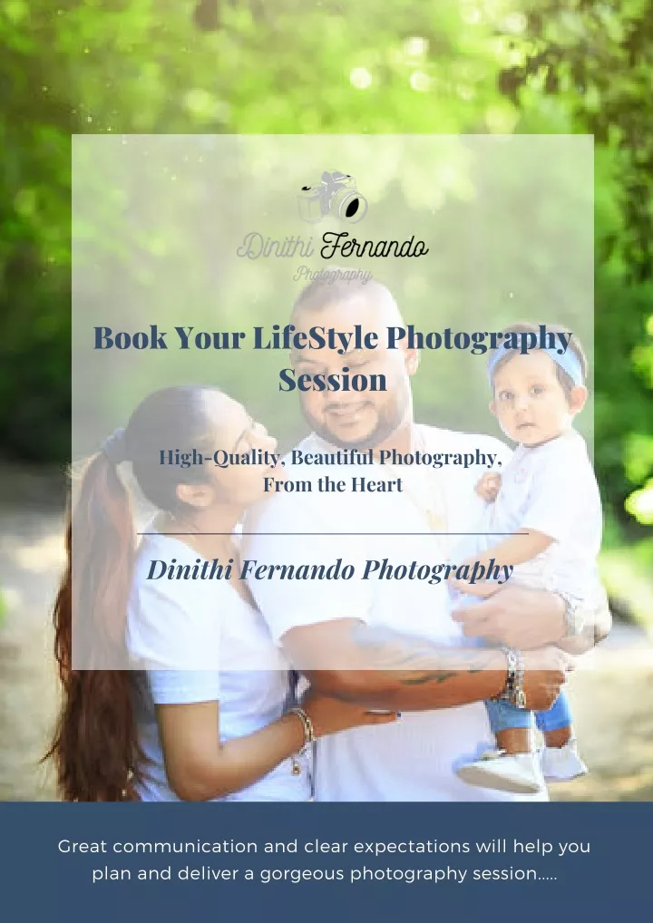 book your lifestyle photography session high
