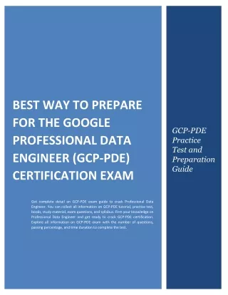 best way to prepare for the google professional