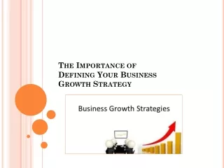The Importance of Defining Your Business Growth Strategy - Natalie Dipiero