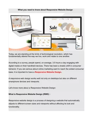 what you need to know about responsive website