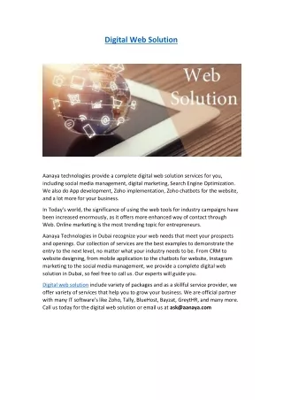 Digital Web Solution