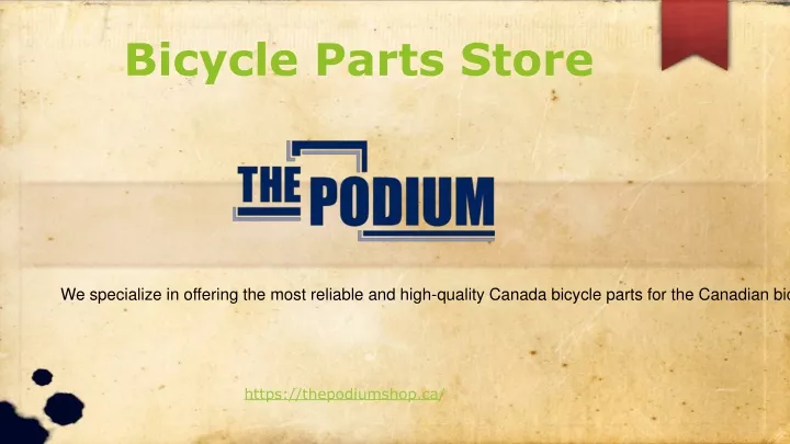 bicycle parts store