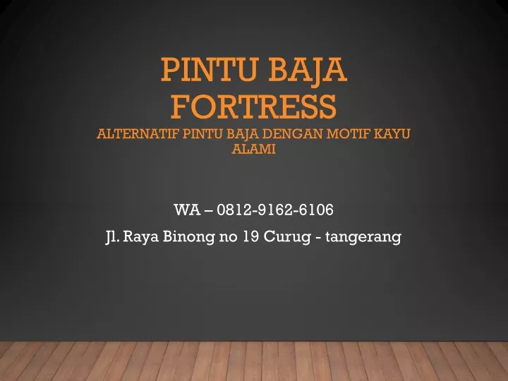 pintu baja fortress alternatif pintu baja dengan motif kayu alami