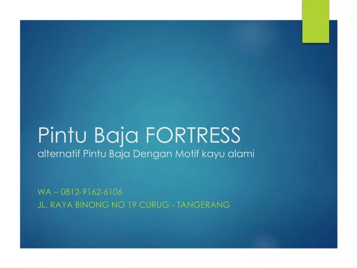 pintu baja fortress alternatif pintu baja dengan motif kayu alami