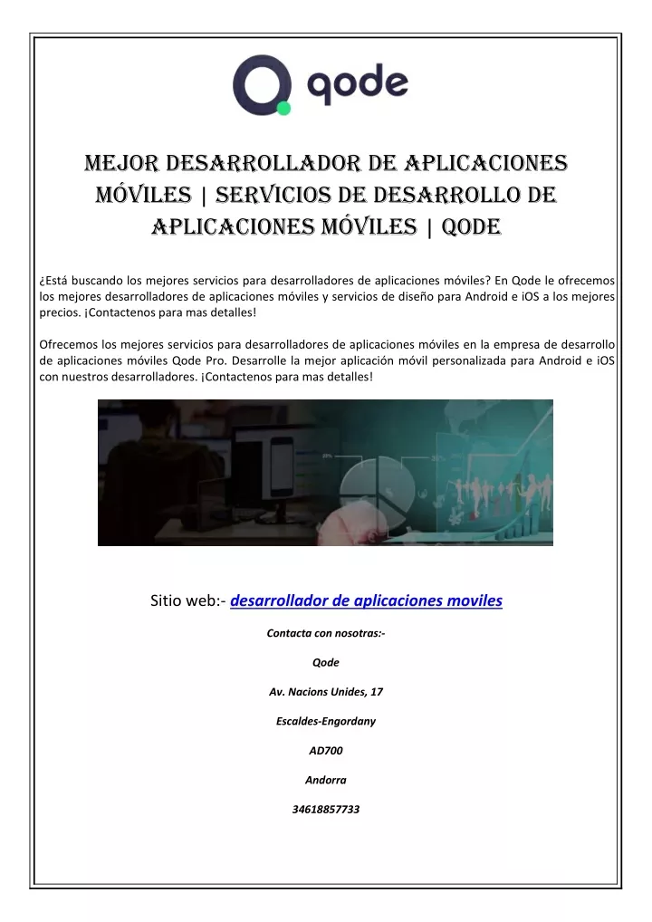 mejor desarrollador de aplicaciones m viles