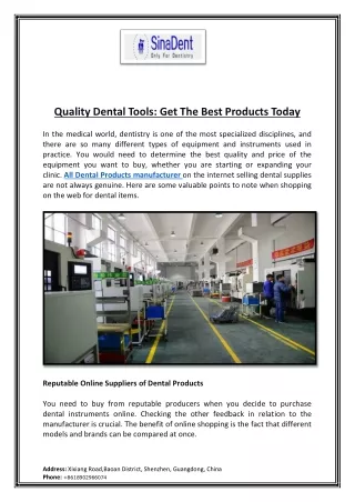 quality dental tools get the best products today