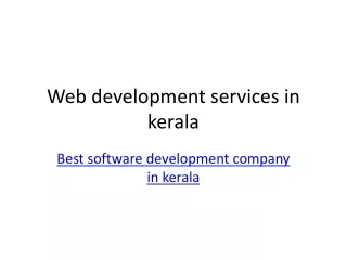 web designing company in trivandrum-web development company in kerala-kochi