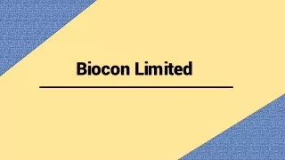 Biocon Limited