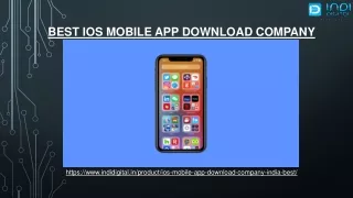 Which is the best iOS Mobile App Download Company