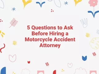 5 questions to ask before hiring a motorcycle