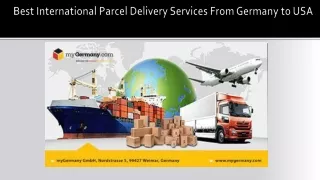 Best International Parcel Delivery Services From Germany to USA