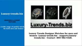 Ph: 855 482-4328 - Luxury Trends