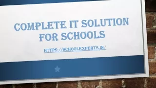 complete it solution for schools