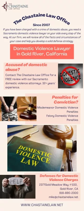 Domestic Violence Lawyer in Gold River California