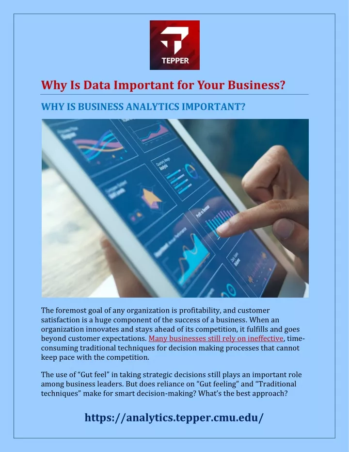 why is data important for your business