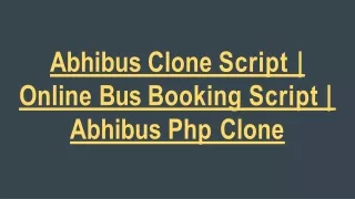 abhibus clone script