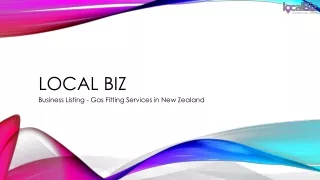 Gas Fitting Services in Auckland City, New Zealand