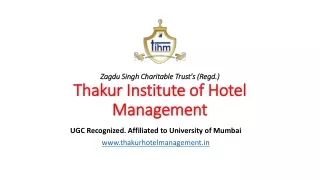 Best Hotel Management Institute Courses | Top Hotel Management Degree Colleges Training  in Mumbai