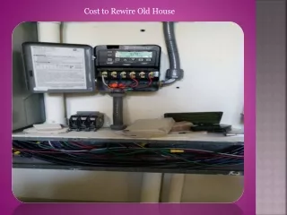 cost to rewire old house