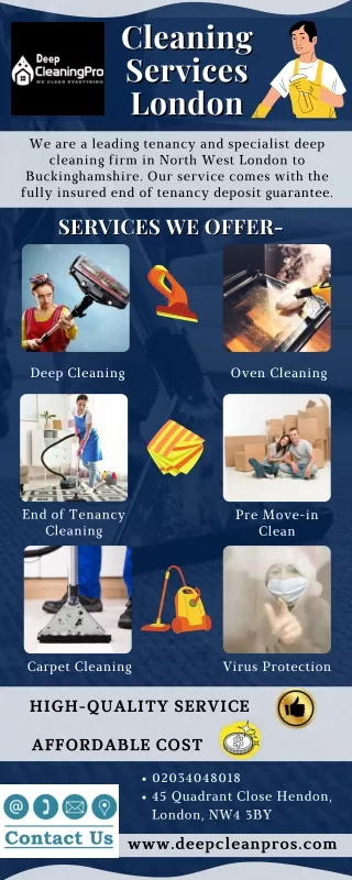 Expert Cleaning Services London | Deep Clean Pros