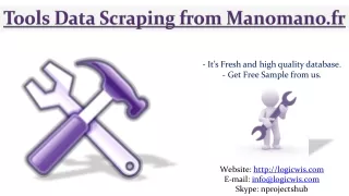 tools data scraping from manomano fr