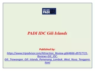 PADI IDC Gili Islands