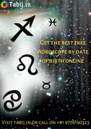 Get the best free horoscope by date of birth online