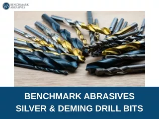 benchmark abrasives silver deming drill bits
