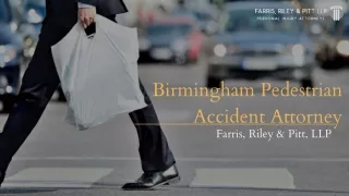 Birmingham Pedestrian Accident Attorney