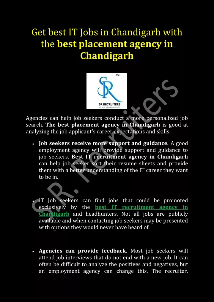get best it jobs in chandigarh with the best