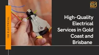 High-Quality Electrical Services in Gold Coast and Brisbane