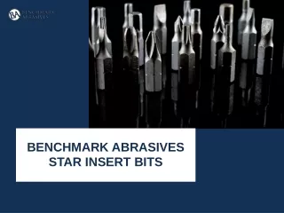 benchmark abrasives star insert bits