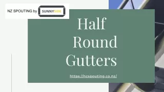 half round gutters