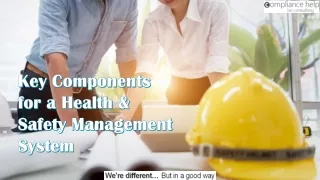 key components for a health safety management