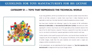 Toys that reproduce the technical world