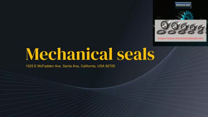 mechanical seals 1525 e mcfadden ave santa ana california usa 92705