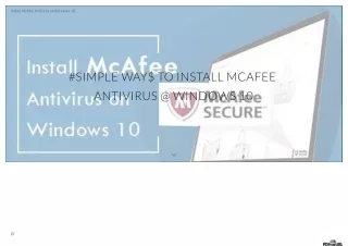 install mcafee antivirus on windows 10