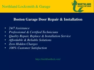 Best Quality Locksmith And Garage Door Services
