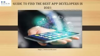 guide to find the best app developers in 2021
