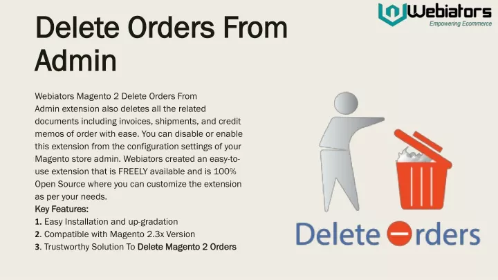 delete orders from delete orders from admin admin