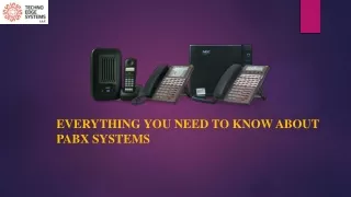everything you need to know about pabx systems