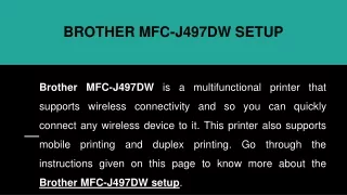brother mfc j497dw setup