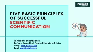 five basic principles of successful scientific