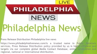 Philadelphia News