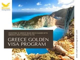 Investing in Greece made much easier with Greece’s new changes to its Greece Golden visa program