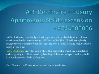 ATS Destinaire- Premium Apartments in Greater Noida West-8744-000-006