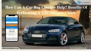 How number plate check help used car buyers?