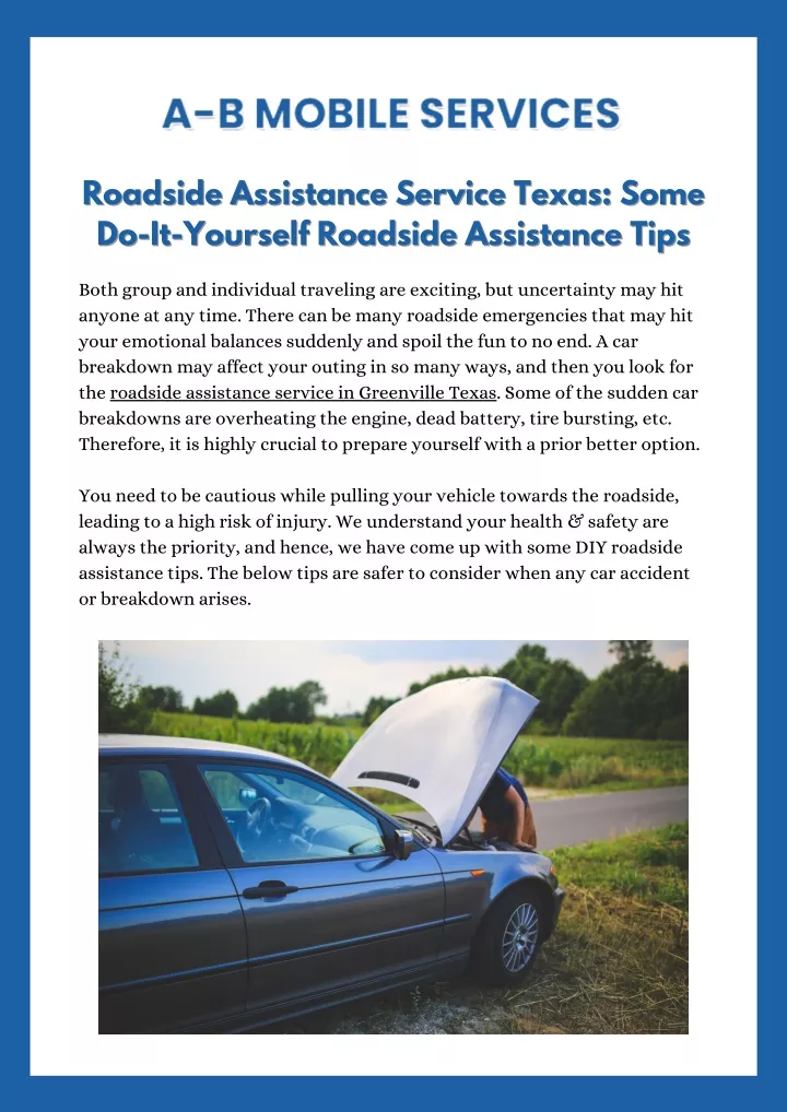 roadside assistance service texas some roadside